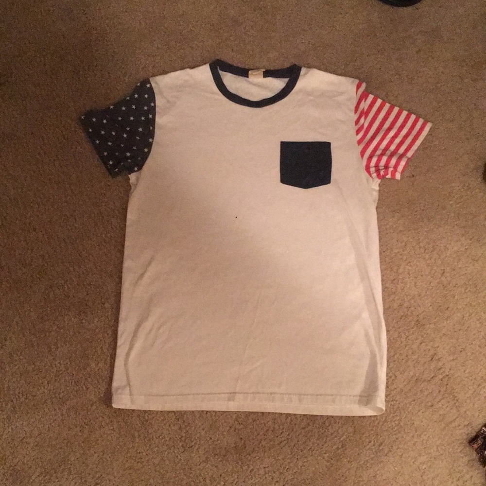 Hollister American flag 4th of July t-shirt men’s